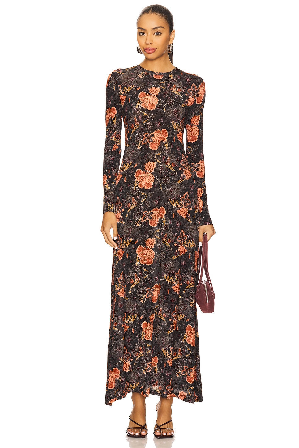 Amari Jersey Long Sleeve Dress