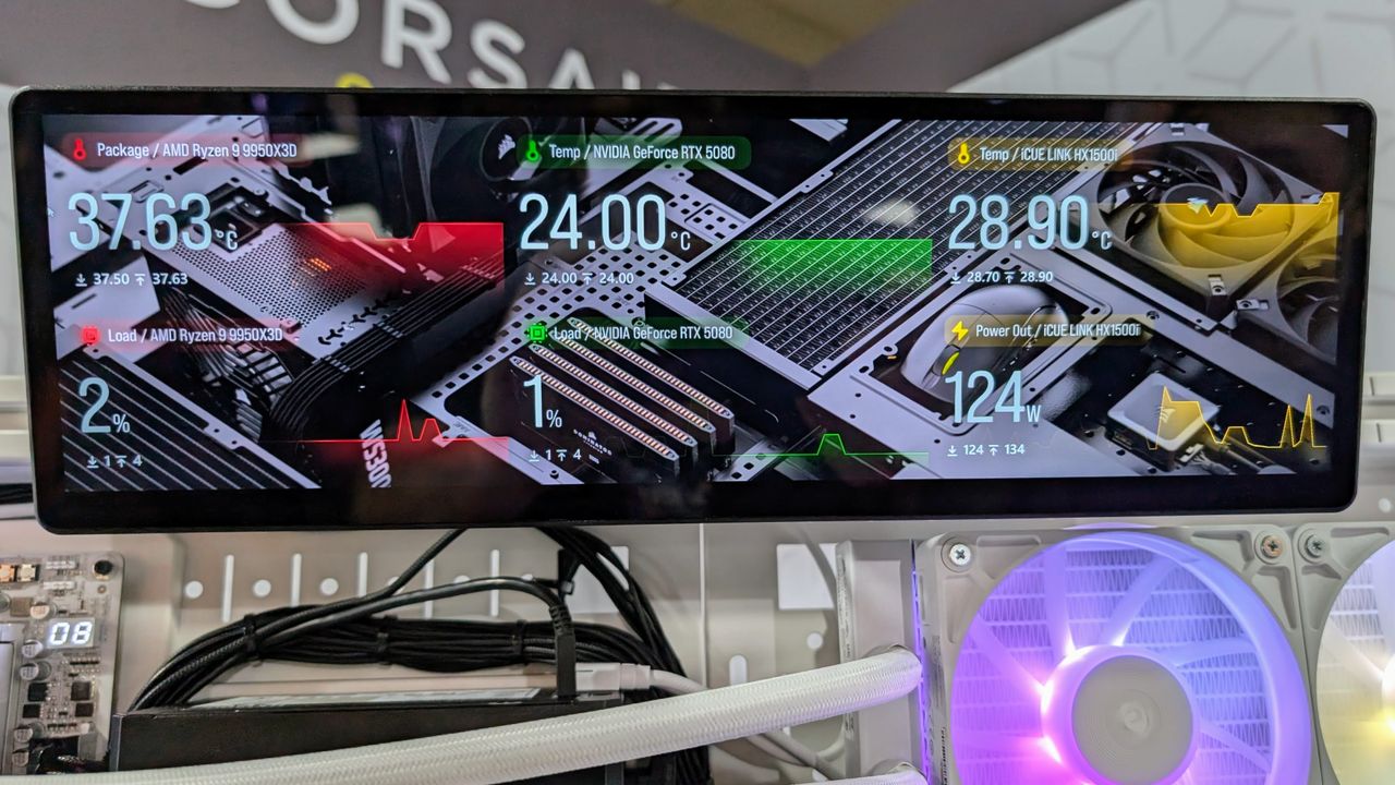 Corsair Xeneon Edge modular monitor at Computex 2025