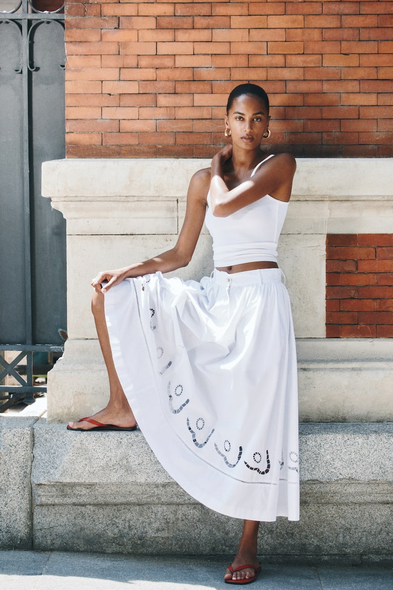 Broderie Anglaise Skirt