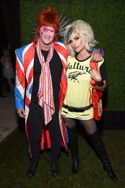 Rande Gerber and Cindy Crawford as Ziggy Stardust and Debbie Harry