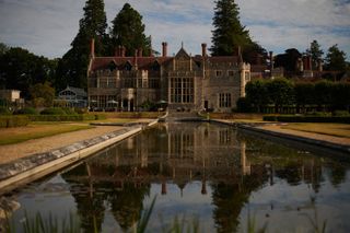 The exterior Rhinefield House Hotel