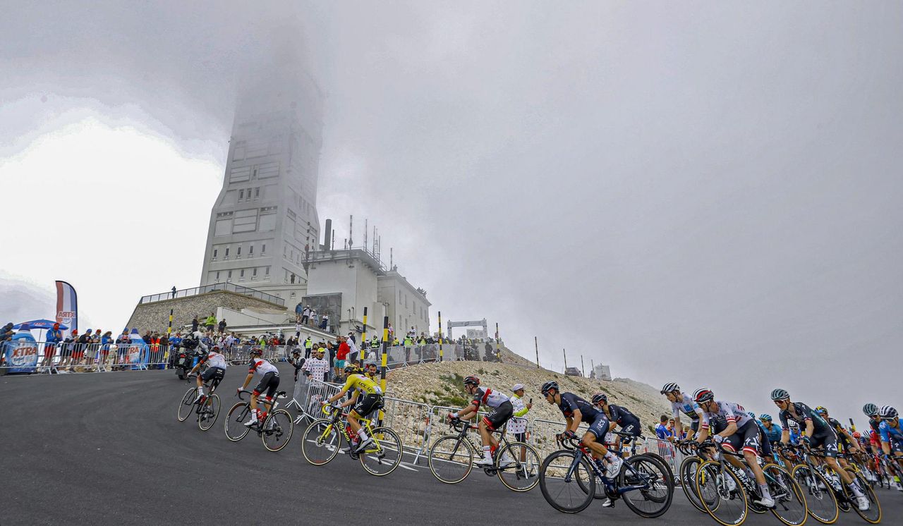 Tour de France 2021 108th Edition 11th stage Sorgues Malaucene 1989 km 07072021 Tadej Pogacar SLO UAE Team Emirates Patrick Konrad AUT Bora Hansgrohe photo Jan De MeuleneirPNBettiniPhoto2021