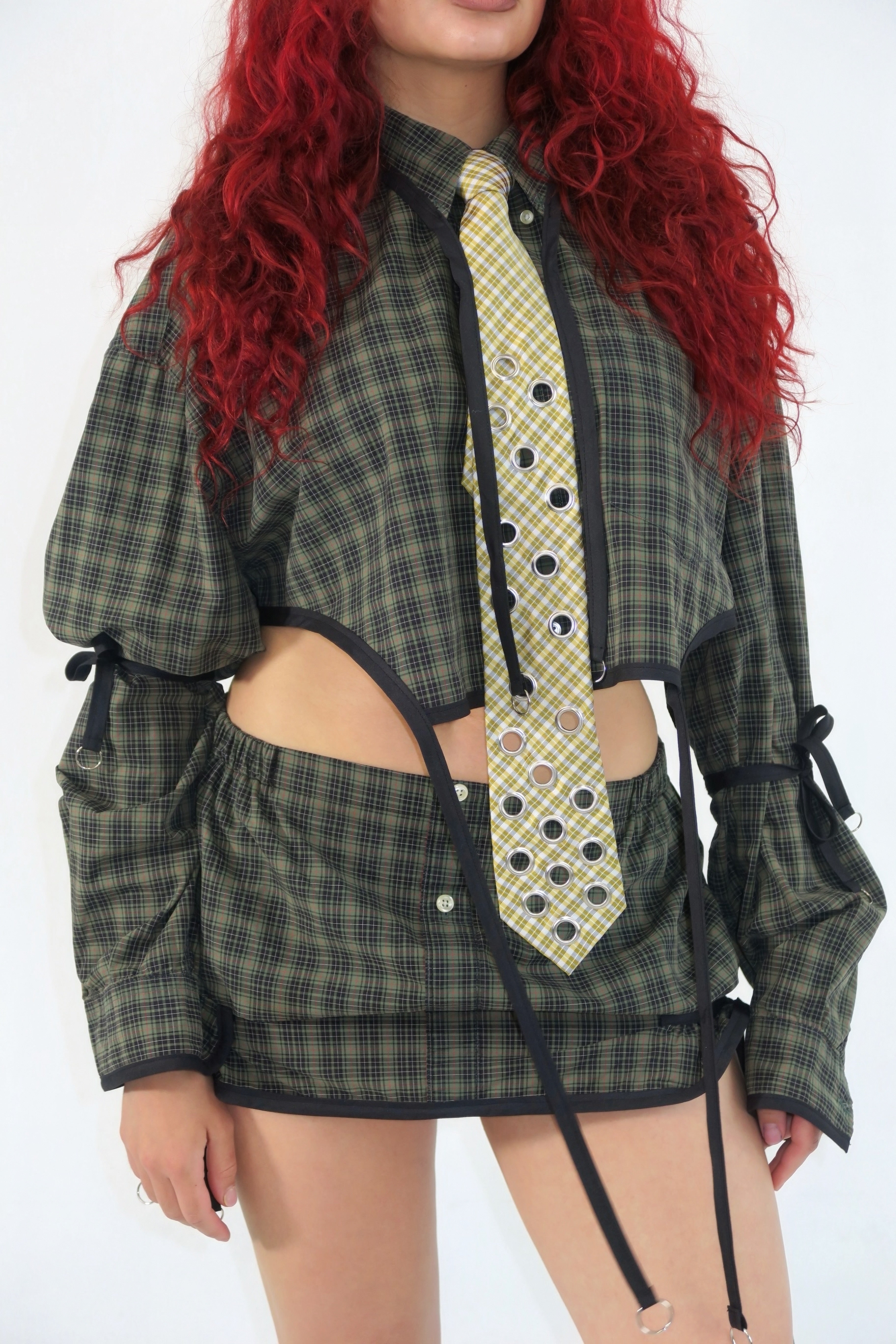 Mellow Yellow Eyelet Tie