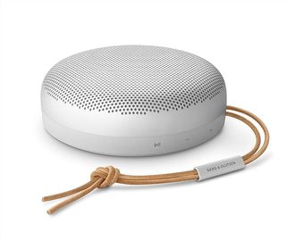 Bang & Olufsen Beosound A1 (2nd gen) Bluetooth speaker on a white background