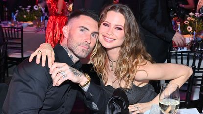 adam levine and behati prinsloo together at event