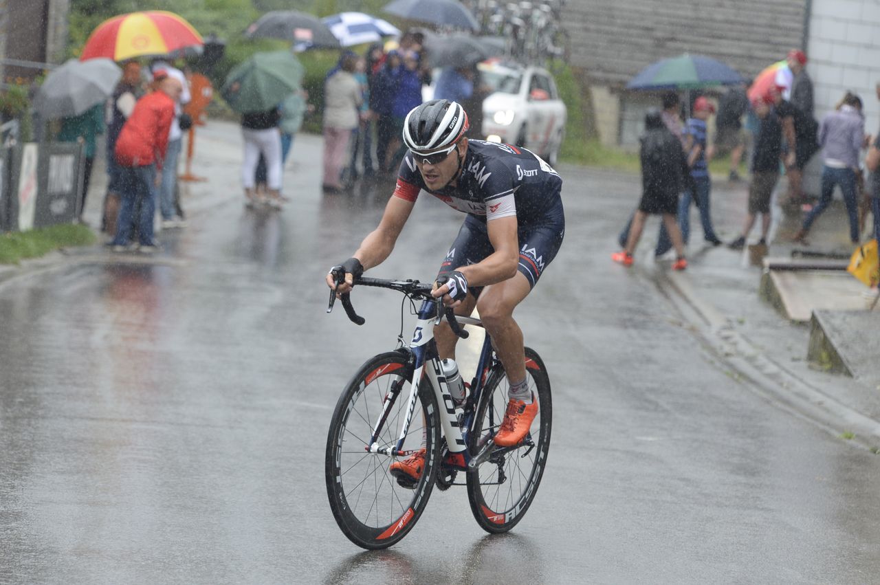 Matthias Brandle out in front
