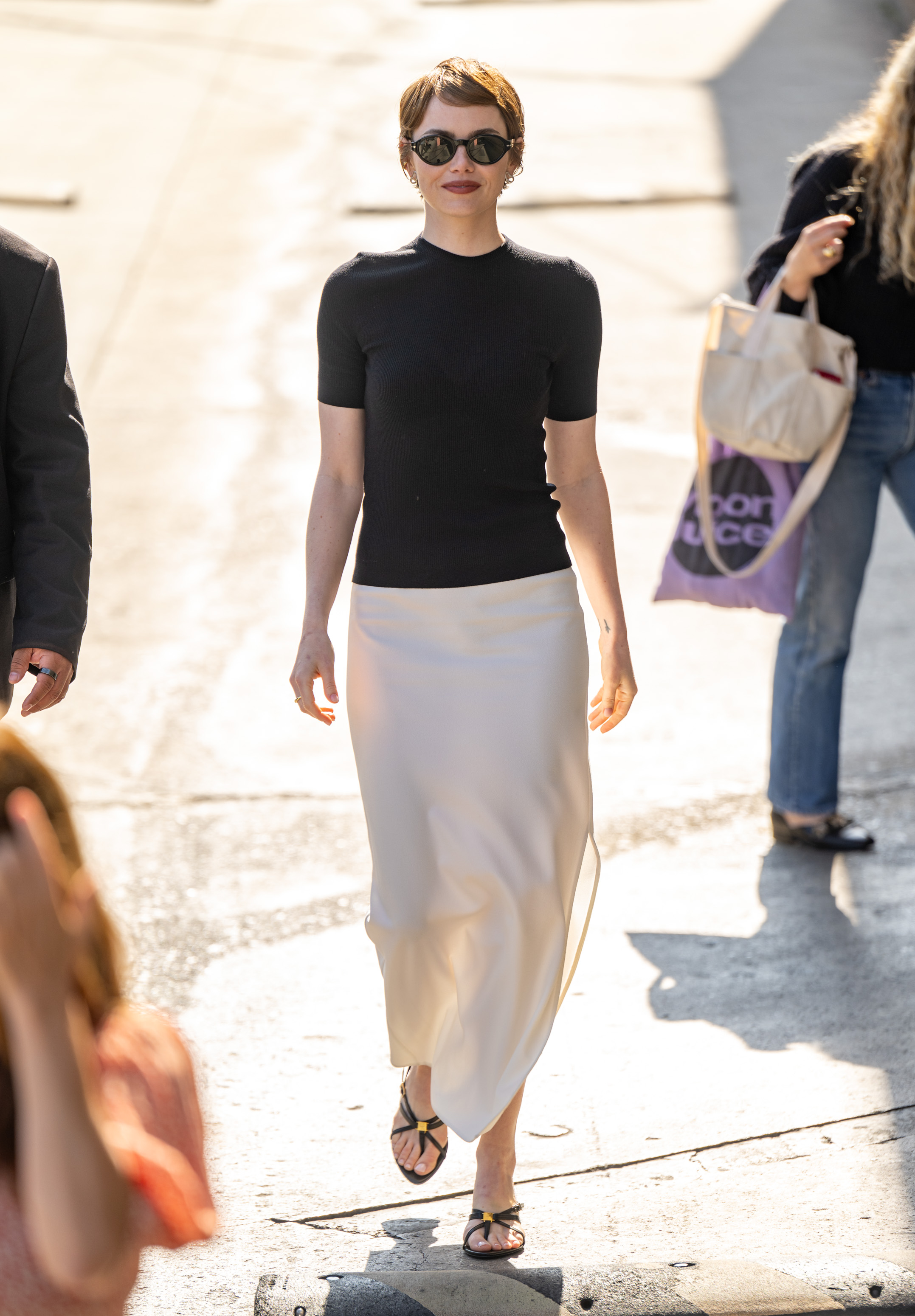 Emma Stone wearing Jude the Label heels