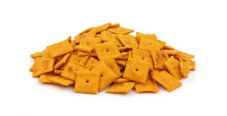 Cheese-flavored crackers