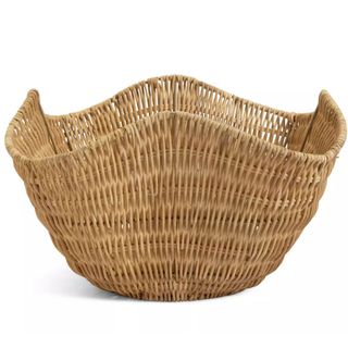 Woven storage basket 