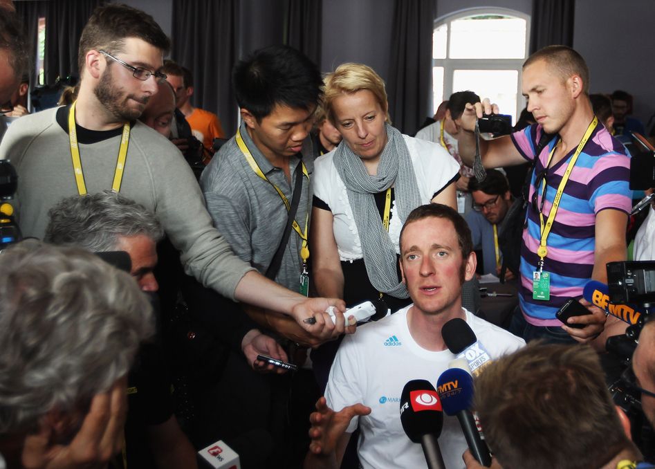 Always at the centre of attention at the Tour de France (2012)