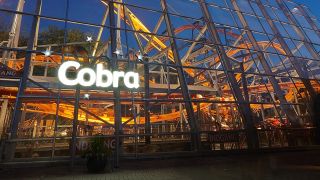 Cobra roller coaster at Tivoli Friheden