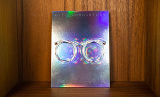 holographic stock with iridescent edging