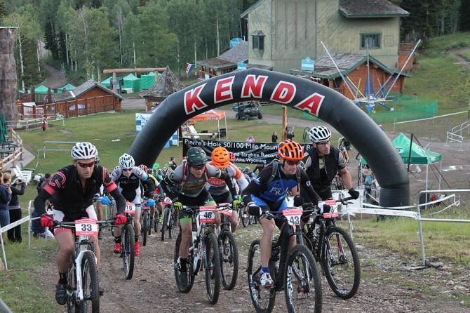 The start of the Pierre's Hole 100