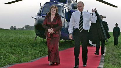 Vladimir Putin and his now ex-wife Lyudmila Putina
