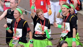 Princess Beatrice running the London Marathon