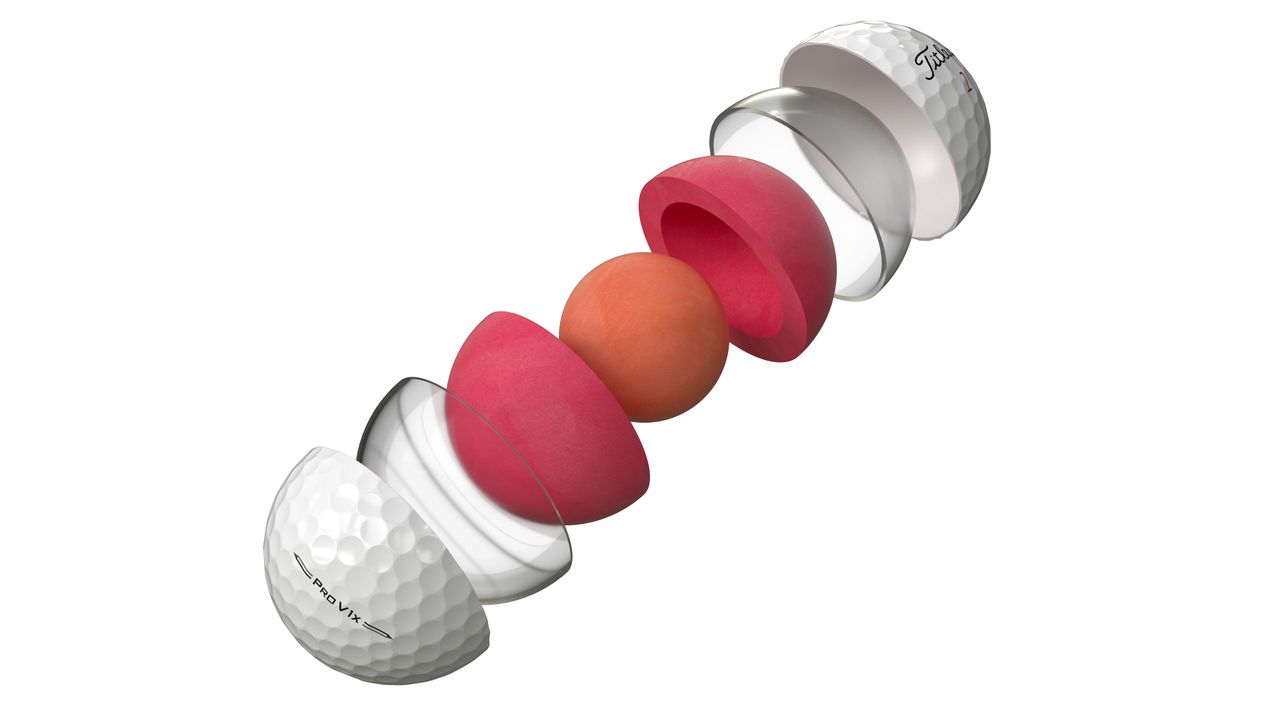 The core of the 2023 ProV1x golf ball
