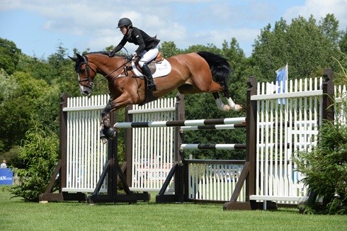 Angelie Von Essen SWE riding Jordan II in The Bunn Leisure Derby Trial at The Equestrian.com Hickstead Derby Meeting in Sussex, UK 26-29th June 2014