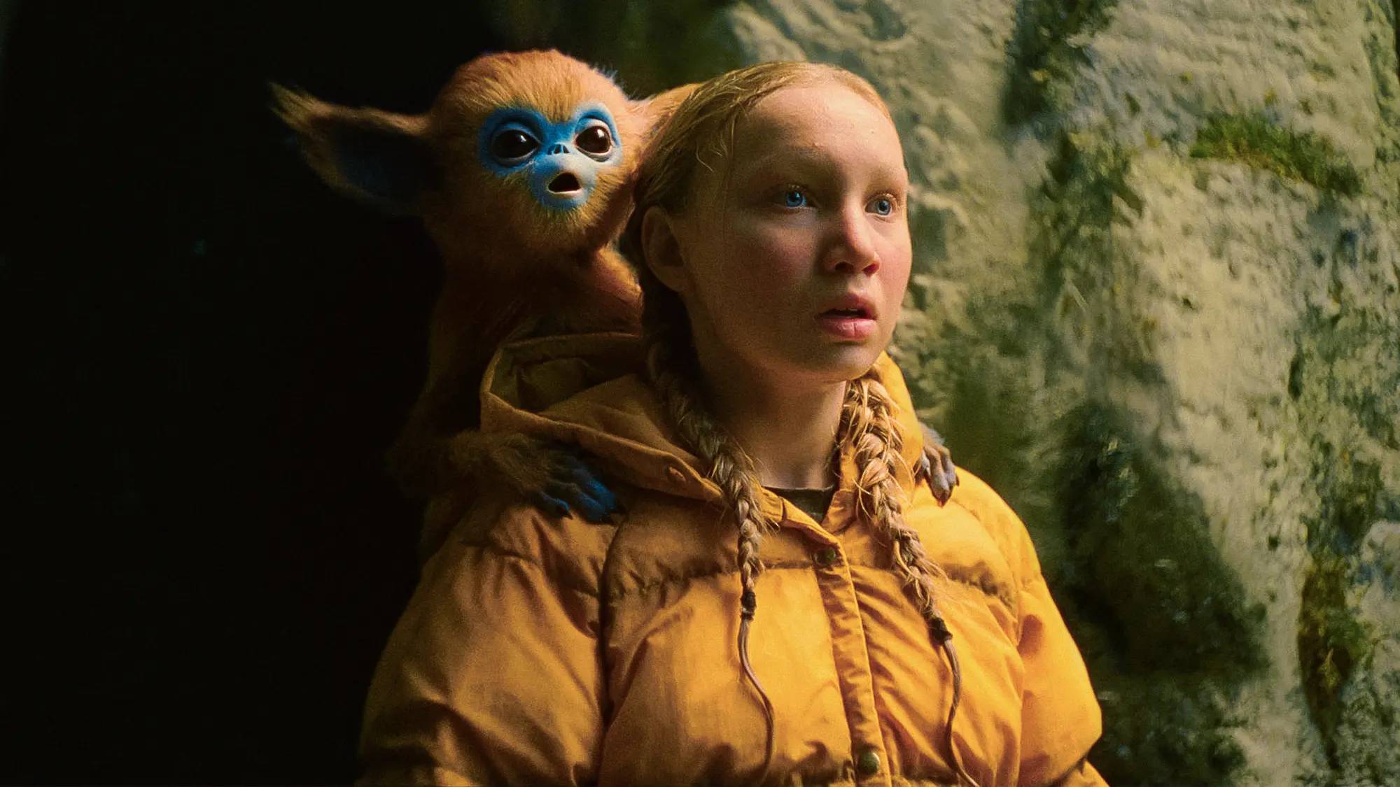 Helena Zengel in a still from A24&#039; The Legend of Ochi 