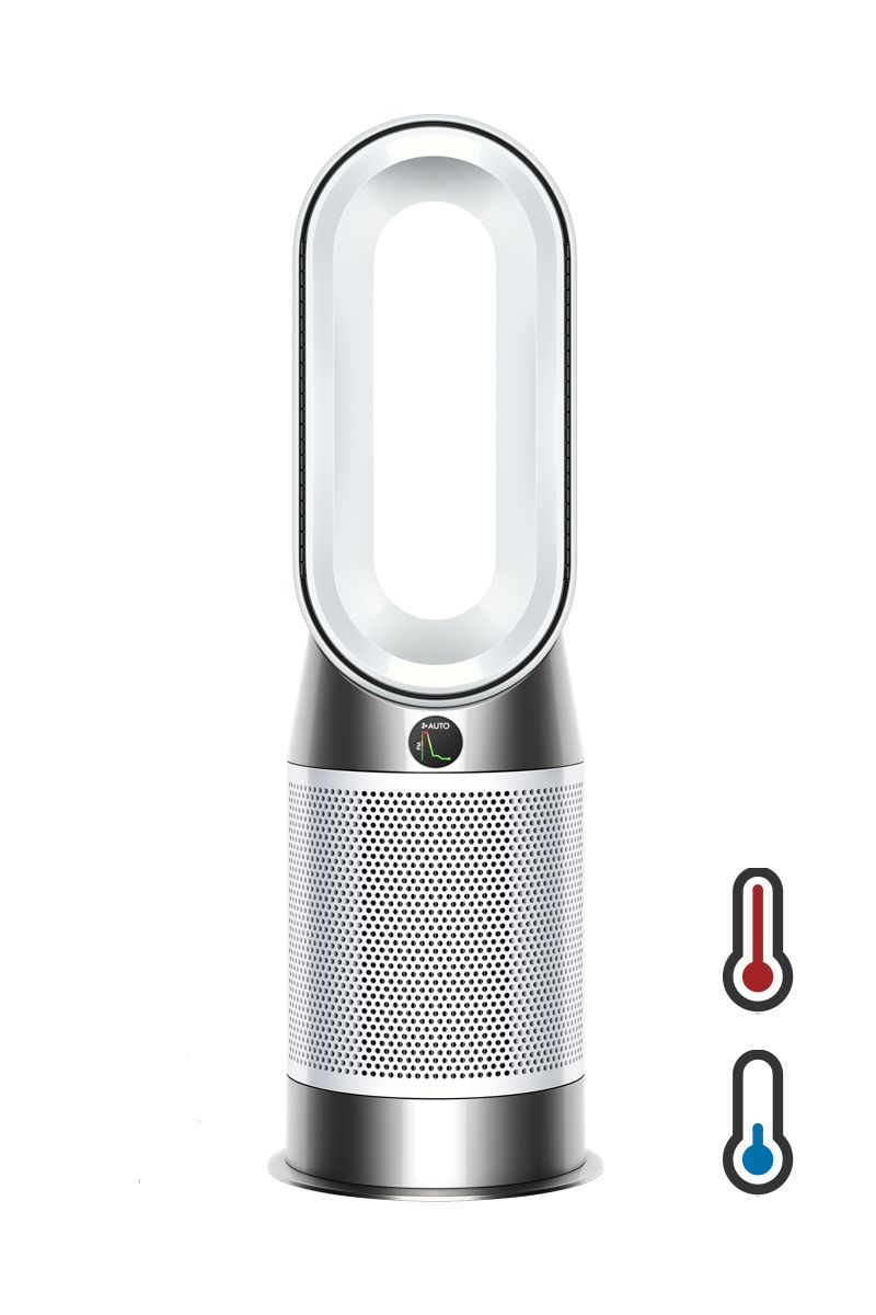 Dyson Purifier Hot+cool&amp;trade; Gen1 Hp10 Purifying Fan Heater (white/nickel)