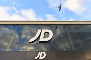 View of the exterior of a branch of JD sports fashion store