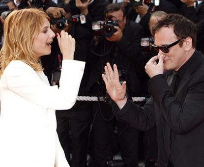 Melanie Laurent and Quentin Tarantino, celebrity gossip, marie claire