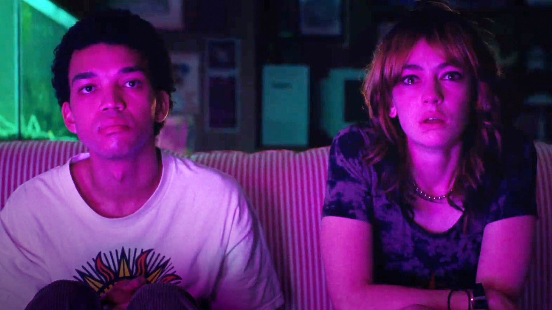 A screengrab from I Saw the TV Glow.