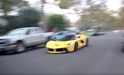 A Qatari prince's car was filmed drag-racing through Beverley Hills