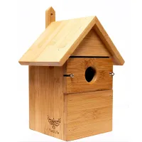 3.Bamboo Birdhouse and Nesting Box
