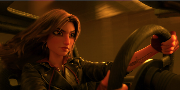 Shank Gal Gadot driving in slaughter race Ralph Breaks the Internet