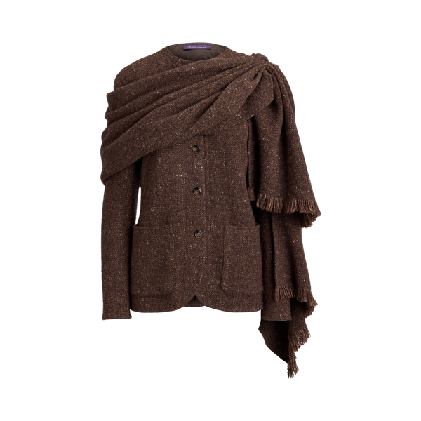 Ralph Lauren, Alira Wool-Blend Donegal Tweed Jacket