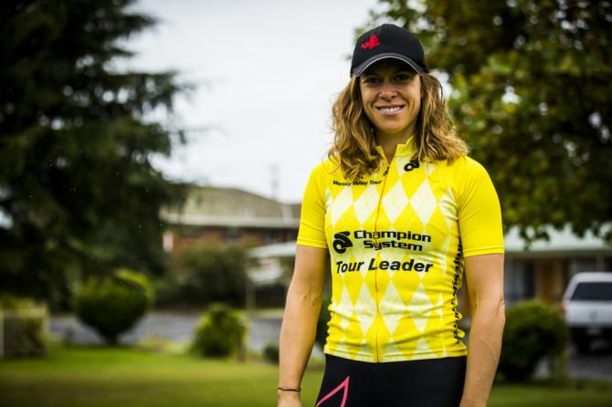 Bridie O'Donnell is the first race leader of the Mersey Side Tour