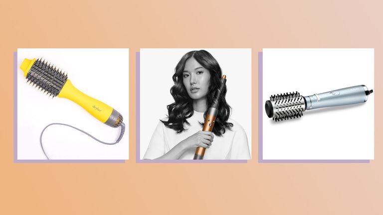 Three of the best hair dryer brushes by dry bar, dyson and babyliss