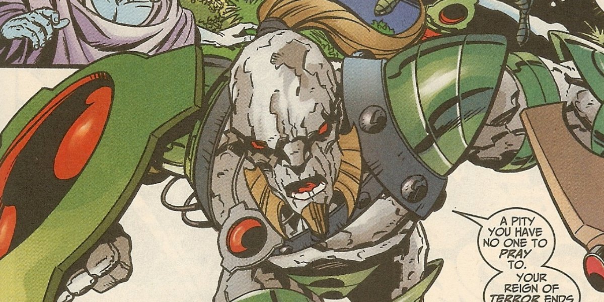 Desak in a scene from Marvel Comics