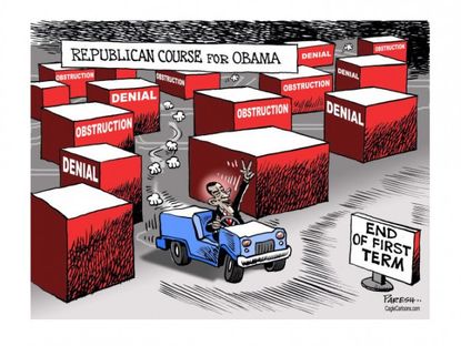 Obama's obstacle course