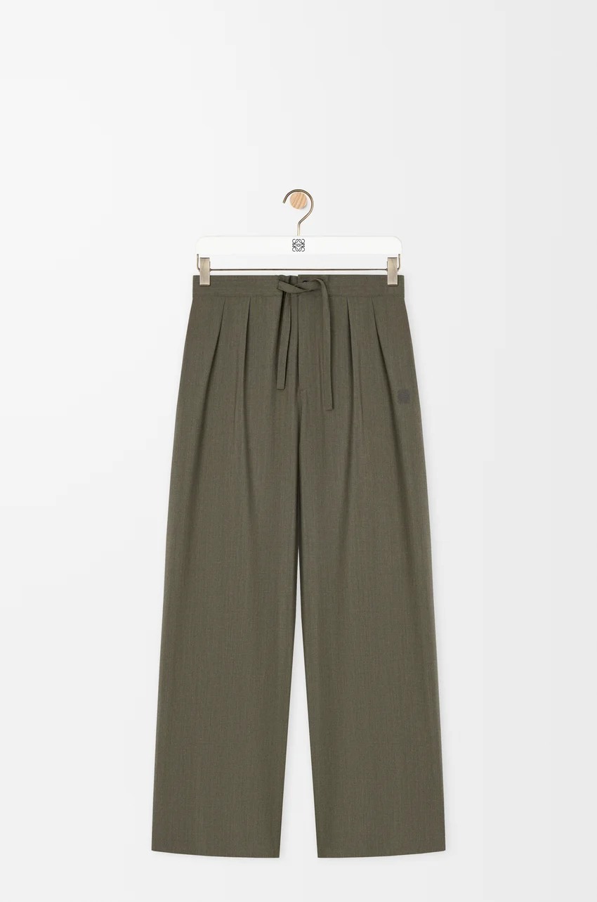 Loewe, Drawstring Trousers in Wool