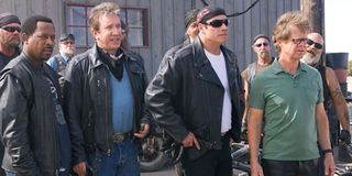 Martin Lawrence, Tim Allen, John Travolta, and William H. Macey in Wild Hogs