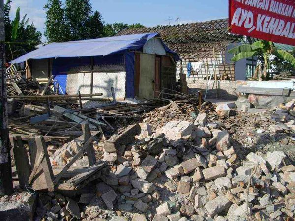 Rubble from 2006 Java quake