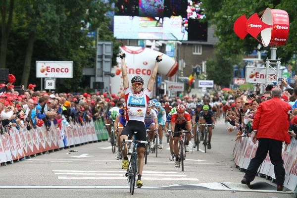 Edvald Boasson Hagen (Sky) wins the final stage and the overall Eneco Tour