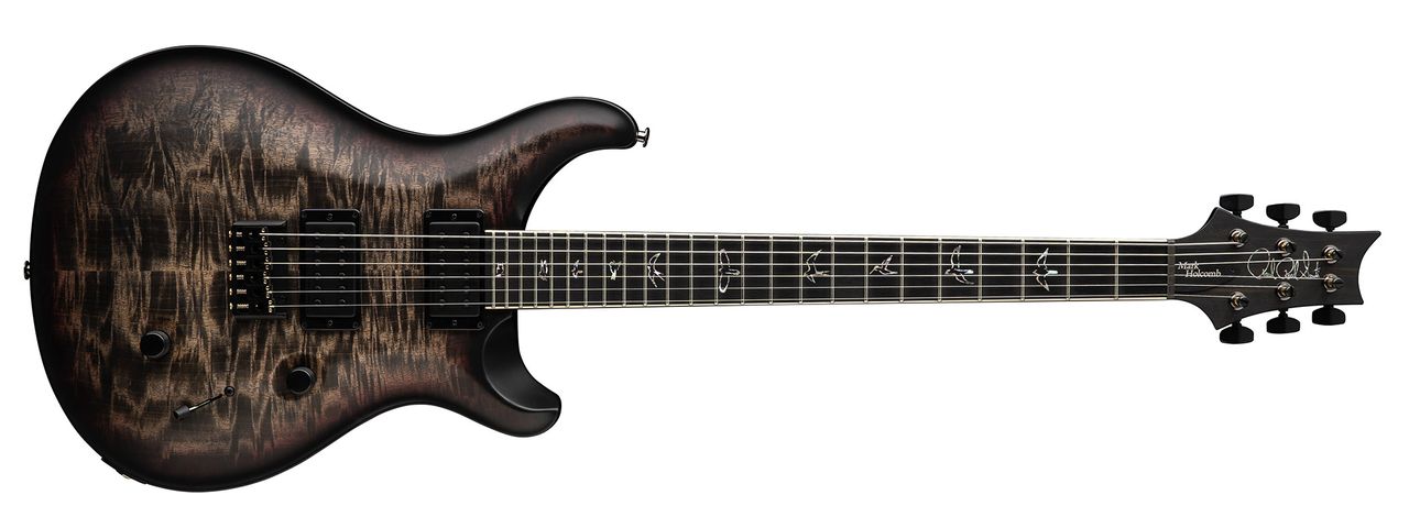 PRS Mark Holcomb: previously only a limited edition run, the Periphery guitarist's Core Series signature model is now part of the PRS Guitars catalogue, as the Maryland high-end brand continues its 40th Anniversary celebrations by keeping the releases coming each month.