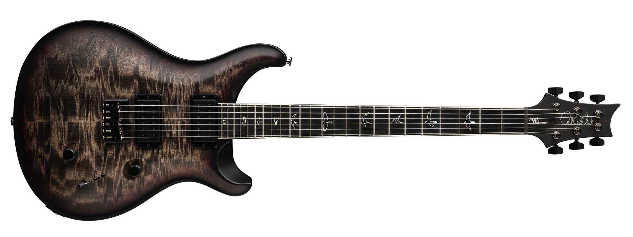 PRS Mark Holcomb: previously only a limited edition run, the Periphery guitarist's Core Series signature model is now part of the PRS Guitars catalogue, as the Maryland high-end brand continues its 40th Anniversary celebrations by keeping the releases coming each month.