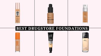 best drugstore foundations grid of best cheap products 