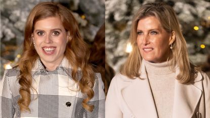 Princess Beatrice emulated Sophie Wessex's style, seen here together