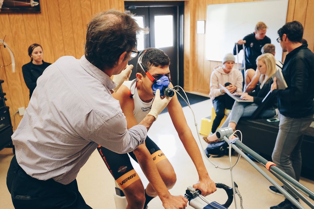 A Holowesko-Citadel rider undergoes testing at Furman University