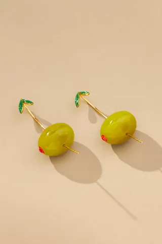 Pendientes colgantes de frutas