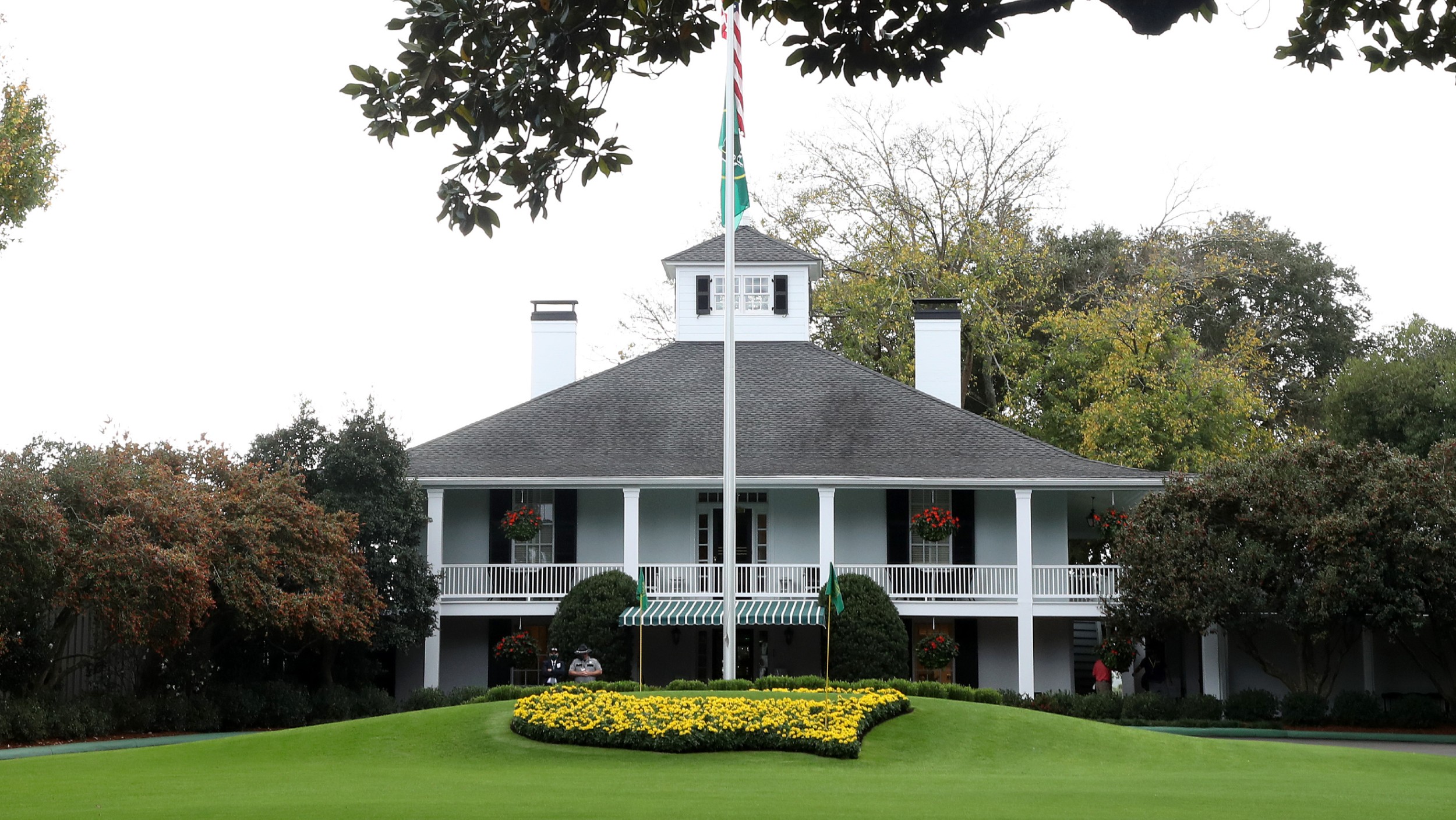 The Augusta National clubhouse