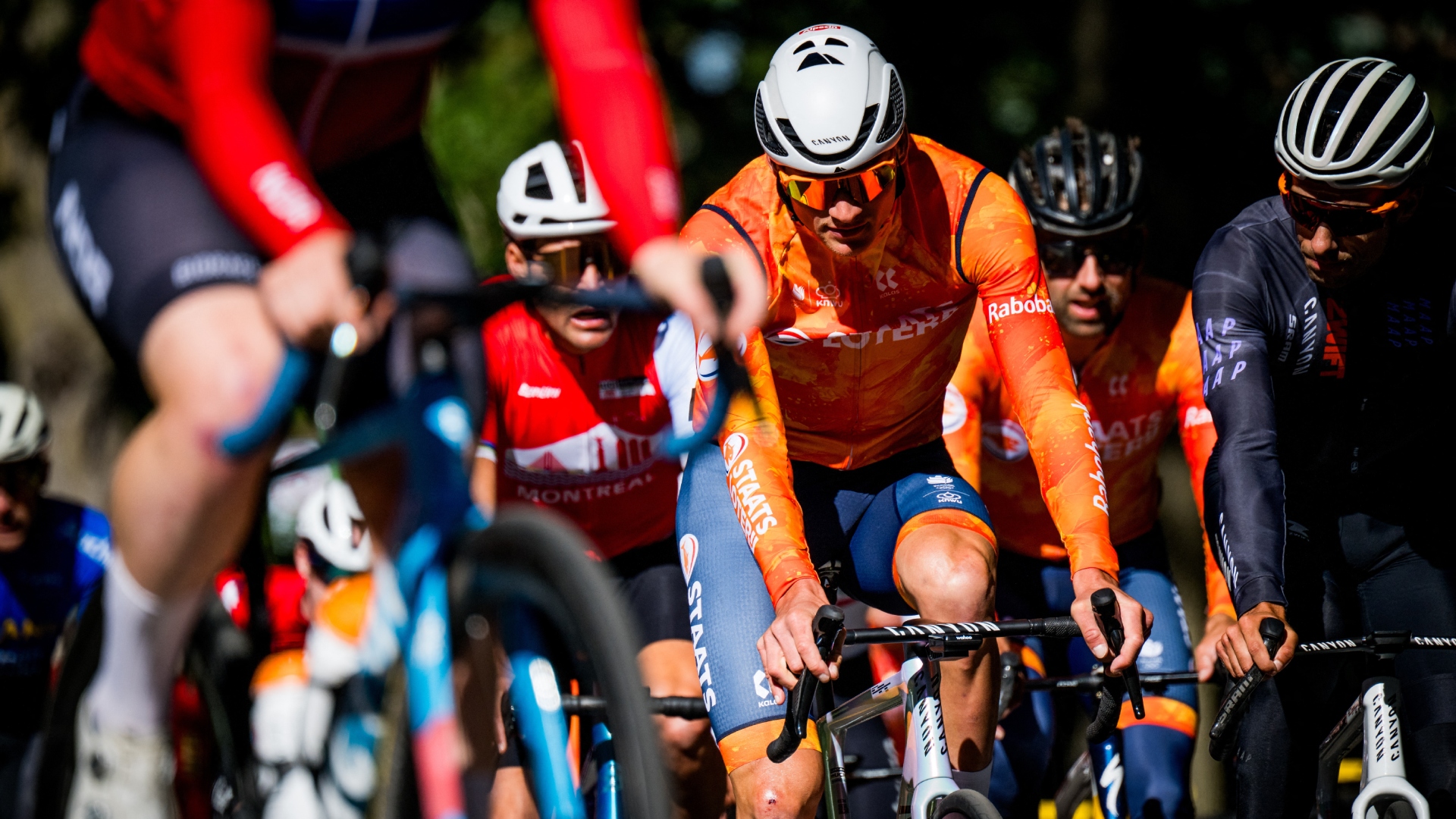 Mathieu van der Poel scouts the 2026 UCI Road World Championships course