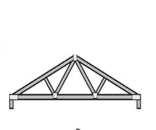 diagram of fink roof truss