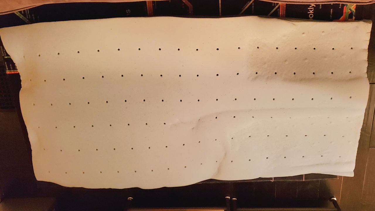 Lucid Gel Memory Foam Mattress Topper unboxing before and after