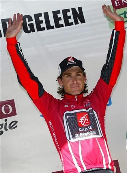 Spaniard Jose Ivan Guttierez of Caisse d'Epargne