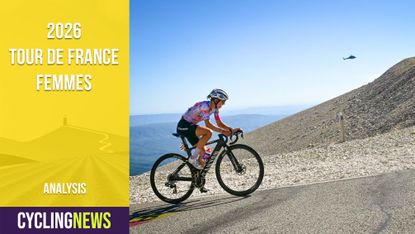 Canyon-SRAM's Polish rider Katarzyna Niewiadoma rides in the ascent of the Mont Ventoux at the end of the 7th (out of 9) stage of the fifth edition of the Women's Tour de France cycling race, 146.8 km from Voulte-sur-Rhone to The Mont Ventoux, at The Mont Ventoux, southeastern France on August 7, 2026. (Photo by NICOLAS TUCAT / AFP via Getty Images)